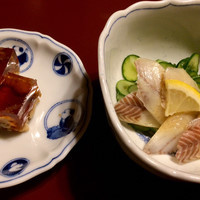 五代目 野田岩 麻布飯倉本店 - 煮こごりと燻製