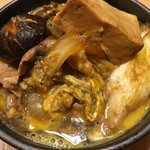 Shabushabu Sukiyaki Dontei - すき焼き食べ放題（牛・豚コース）を利用したすき煮