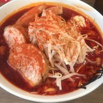 小烏丸 - 辛いJラーメン 肉増し