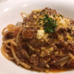 O RESTO la med. - パスタランチコース ¥1,250
                                鴨のミートソーススパゲッティ・オレンジ風味