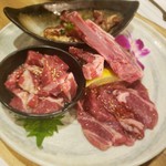 焼肉ダイニング MEGUMI - ラムチョップ、厚切りラム、薄切りラム、ジンギスカン