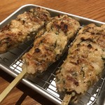 串焼キ カメチヨ・シャルボン - つくね(塩)