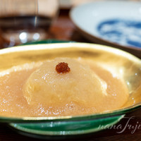 たきや - ふぐの白子、蕪木の餡