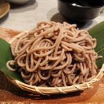 禅紫 - 鴨のハリハリ鍋の〆の蕎麦