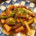 禅紫 - 本マスと椎茸のバター焼き