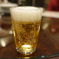 中国料理 王宮 - 瓶ビールでカンパイ