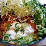 Katsuya - 「鶏つくね味噌カツ鍋定食」のメイン