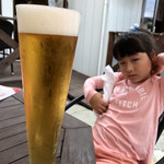 ビーズヤホットドッグ - 生ビール