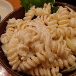 おぎ野 - 裏メニュー。マカロニサラダ