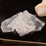 日本橋蛎殻町 すぎた - かわはぎ　肝醤油で