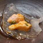 日本橋蛎殻町 すぎた - かわはぎ　肝醤油で