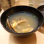 日本橋蛎殻町 すぎた - アサリの味噌汁