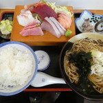 江戸家 - お刺身定食1200円