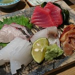 鮨なかもと - 刺身5種盛り