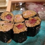 鮨なかもと - 鯖シソ巻き