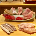 すし佐竹 - 本日のランチネタ