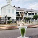 パフェ＆レストラン ハワイ - 抹茶(裏千家)パフェ。