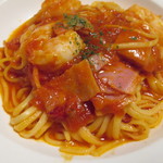 森乃館 - 大きい海老のトマトソース