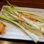 もつ焼 あぶさん - 島らっきょう