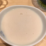 すし岩瀬 - 鱈の白子のスリ流し