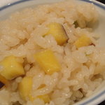 日本料理 晴山 - 芋の炊き込みご飯