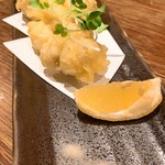 日本酒と藁焼きと炭火焼 がぶり - 白子天ぷら