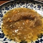 星期菜 白金 - 青鮫フカヒレの姿煮・・写真は3人分。