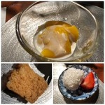 星期菜 白金 - ＊マンゴプリン ＊ココナッツ団子 ＊マーラーカオ・・リンゴの風味がして美味しい。