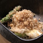 星期菜 白金 - 鱈白子のスパイスパウダー仕立て