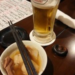 Hinata - お通しとビール