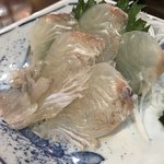 酒蔵力 - 平目の昆布締め