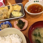 天ぷら 天善 - 天ぷら定食 760円