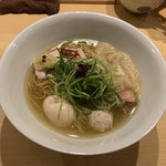饗 くろ喜 - 特製塩そば 細麺（1,300円） 2019.1