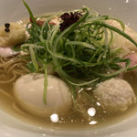 饗 くろ喜 - 特製塩そば 細麺（1,300円） 2019.1