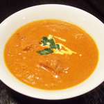 たんどーる - 昆布だしのトマトクリームカレー チキン(1000円)