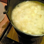 亀喜寿司 - おじや (一人鍋の後で)