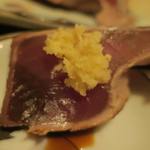 酒菜坊 橋蔵 - かつおたたき＆つぶ貝刺喰らう