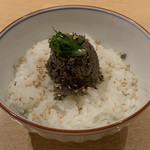 饗 くろ喜 - 煮干し飯（200円）※限定飯 2018.12