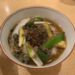 饗 くろ喜 - 煮干し飯／スープin ・七味on Ver.（饗 くろ㐂） 2018.12