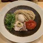 饗 くろ喜 - 味玉塩つけそば 麺丼（1,300円） 2018.12