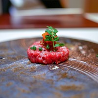 西麻布けんしろう - ☆刺 身 山形牛ユッケの味かさね