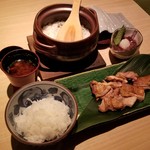 Tadashii Bangohan Haku - 魚沼コシヒカリ雪椿＋博多地鶏焼き