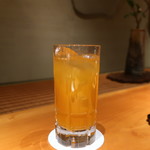 日本料理 幸庵 - にごり梅酒ソーダ割