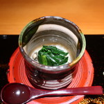 日本料理 幸庵 - 牡蠣と菊芋のすり流し