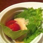 ラポール - 付け合わせのサラダ