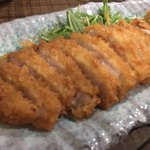 日本酒うなぎだに - ロースカツ！  ピンぼけ！