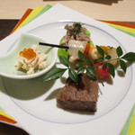 神戸牛割烹 銀座 美作 - 前菜