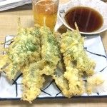 動坂食堂 - いわしの天ぷら（定食→単品600円）
