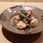 悠然 いしおか - 雪花菜和え