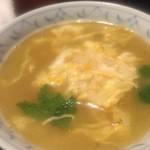 鳥田中 - スープを足して鶏雑炊もいただきました